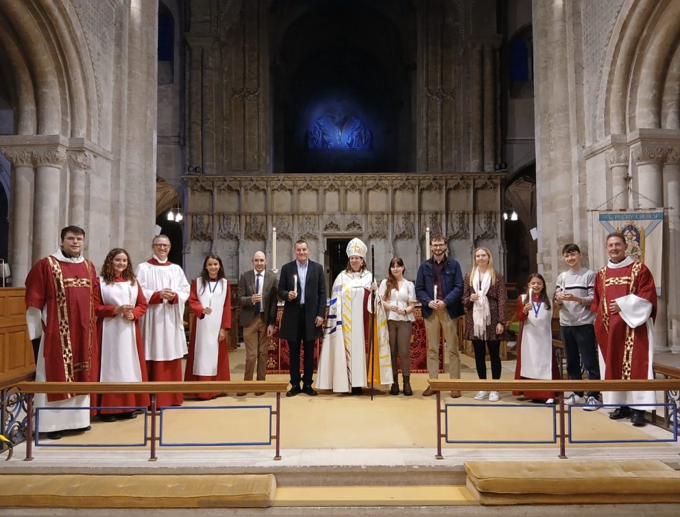 Confirmation photo from the Priory
