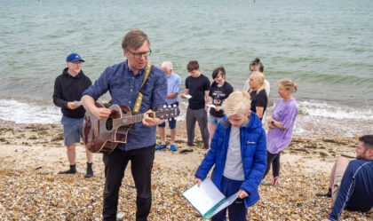 Joy and Fellowship at Windy Calshot Beach Baptisms